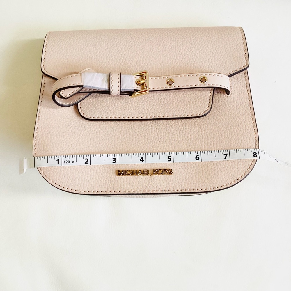 Michael Kors Blush Leather Crossbody with Gold Details Small NWOT - Picture 9 of 11